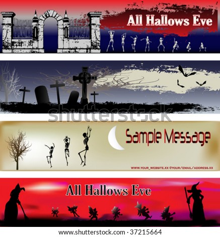 Halloween Web Banner Templates