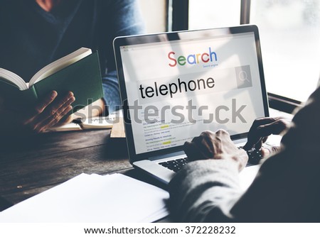 Telephone Communication Calling Telecommunication Concept