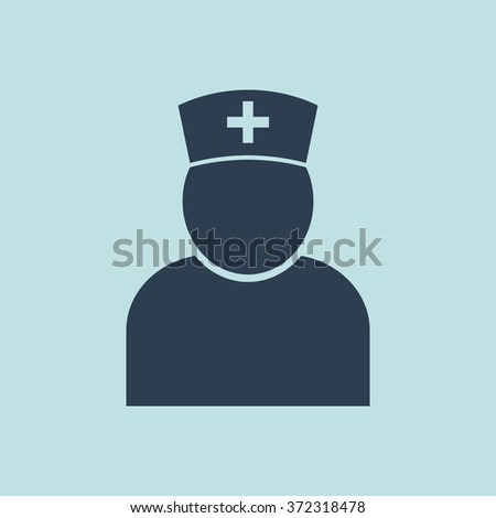 Icon of Nurse. EPS-10.