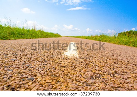 Highway in landscape