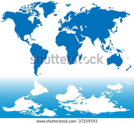 Stylized world map background