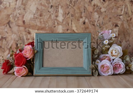 Frame roses for Valentine's Day