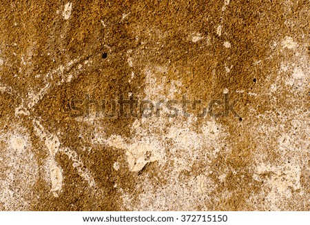 Aged cement wall texture with mold