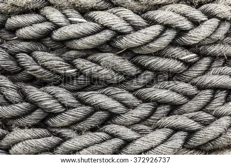 heavy duty rope Royalty-Free Stock Photo #372926737