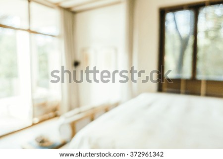 Abstract blur bedroom interior - Vintage light Filter