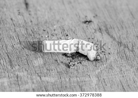 Quit smoking,breaking the cigarette