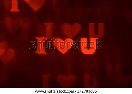 Valentines Day background.red heart bokeh back ground
