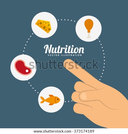 nutrition health design, vector illustration eps10 graphic 