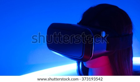 Modern Virtual reality cell phone headset