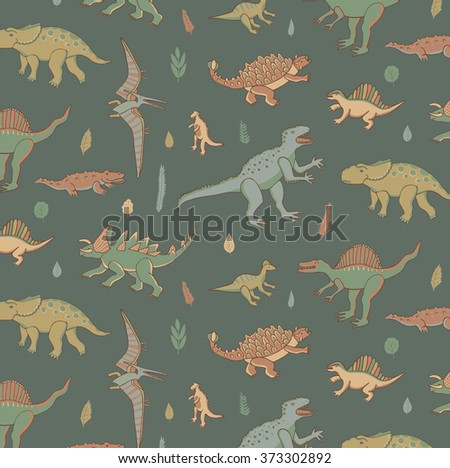 dinosaur color pattern
