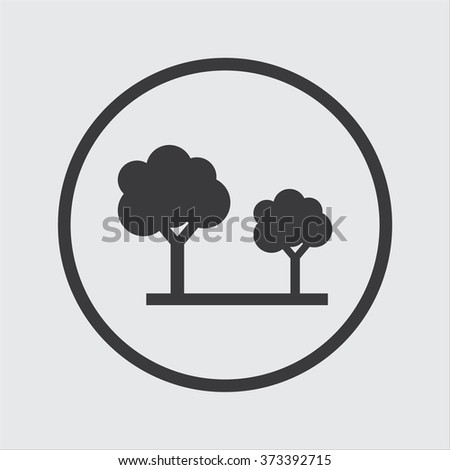 Tree icon . Vector illustration
