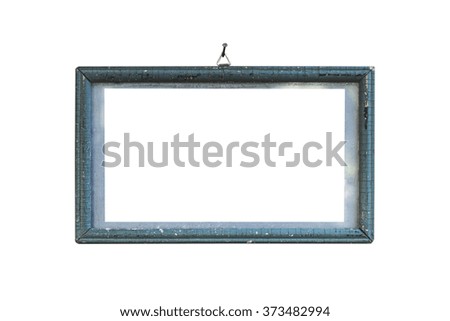 picture frame  isolated on white background