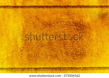 Concrete surface with rust stains