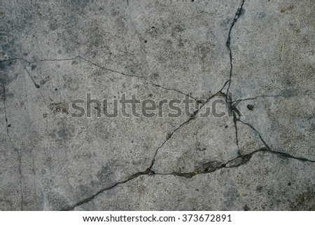 broken concrete Royalty-Free Stock Photo #373672891