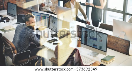 Business Marketing Team Discussion Corporate Concept Royalty-Free Stock Photo #373692349