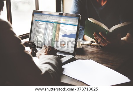 Financial Planning Accounting Report Spreadsheet Concept Royalty-Free Stock Photo #373713025