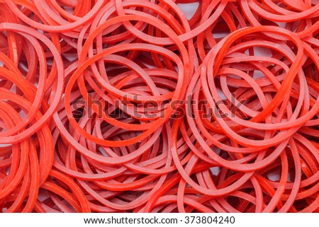 Rubber band red 