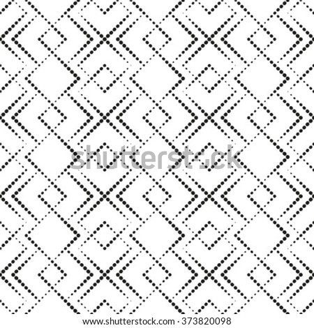Seamless geometric pattern by stripes. Modern vector background with repeating lines. Black and white wallpaper
