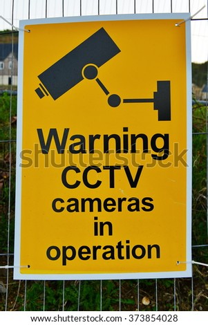 Generic CCTV Warning Sign