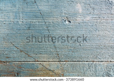 Weathered blue wooden board texture. Background and texture.
