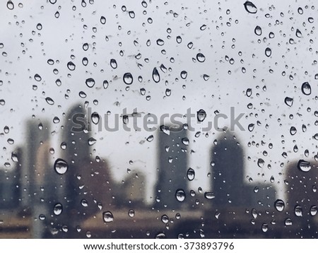 Rainy Tampa Skyline