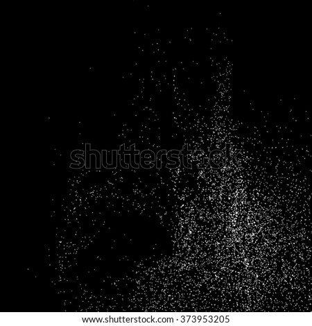Abstract grainy texture on  black background. Flat design element. Vector illustration,eps 10.