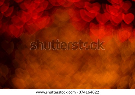 valentine background bokeh with heart