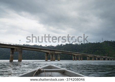 Banding bridge is a gateway to the 170 million years old primarily virgin tropical rainforest of the Royal Belum State Park in Perak, Malaysia.