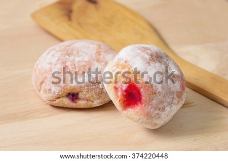 Donut with jam 