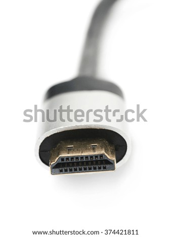 HDMI type A male plug isolated