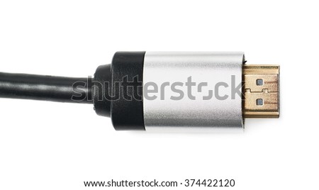 HDMI type A male plug isolated