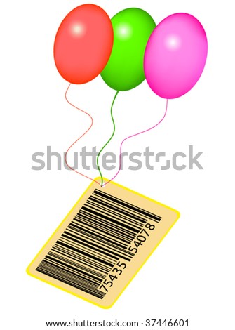barcode and baloons
