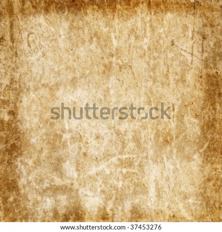 Aged paper texture with border
