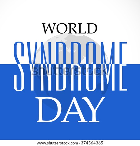 Vector illustration of World Down Syndrome Day.