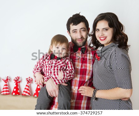 family portrait for a holiday