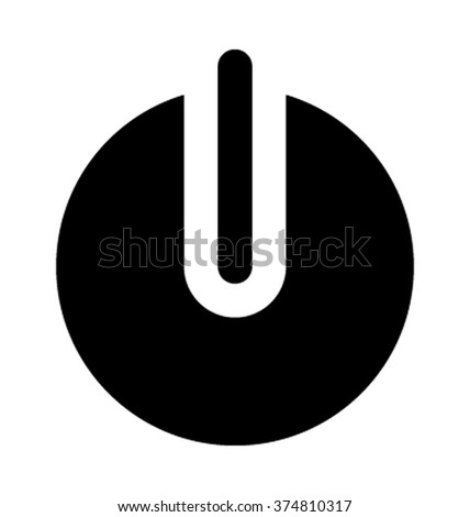 Power Button Vector Illustration 