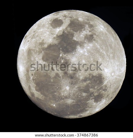 Full moon on 23 january.