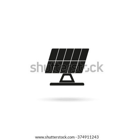 Solar panel icon.