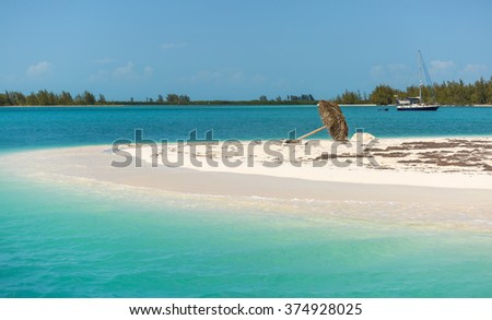 Tropical beach in Cayo Largo island
