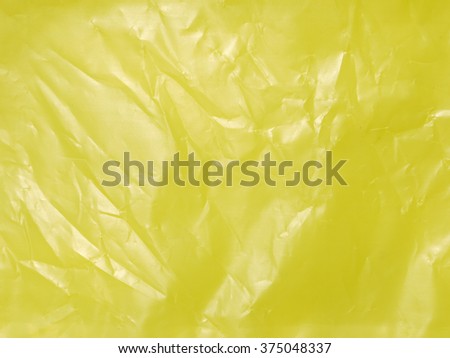 yellow plastic bag texture
