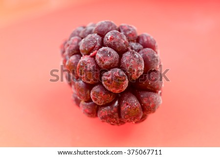 Berry black raspberries