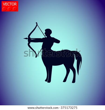 Centaur vector icon.