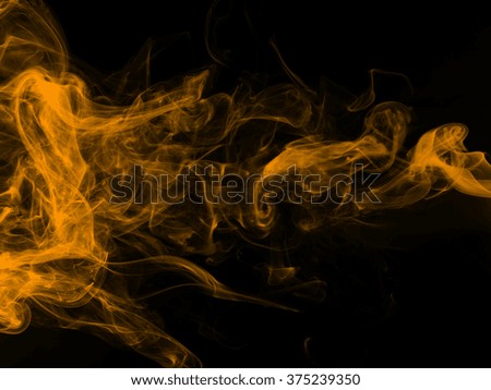 Yellow Smoke abstract background.