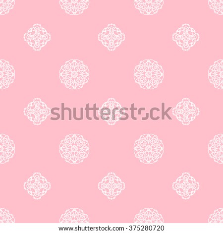 Tints of Pink Seamless pattern, Abstract Seamless pattern, Vector Seamless pattern. Repeating geometric, Seamless floral pattern.