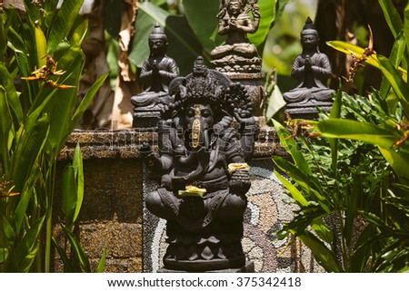 Statue of Ganesha - The God of wisdom and prosperity - Ubud, Bali, Indonesia
