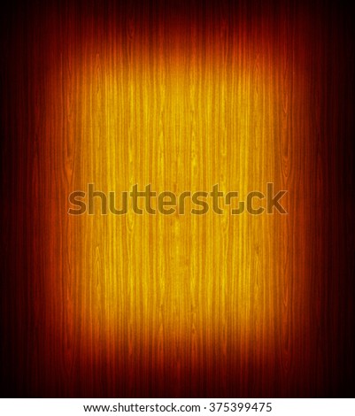 Sunburst finish on wooden surface