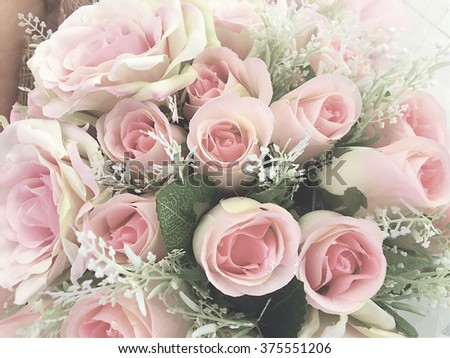 Pink roses flowers. vintage style