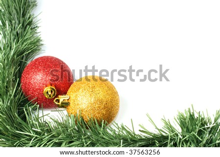 border with bauble