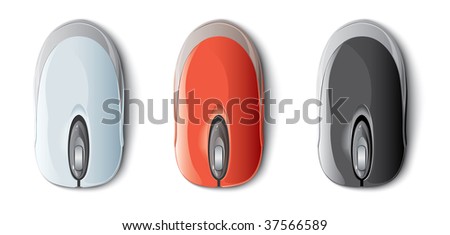 colorfull computer mouses