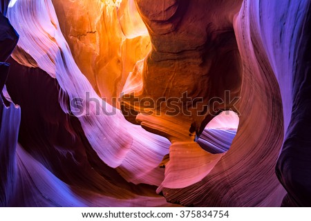 Antelope Canyon. Arizona. USA.